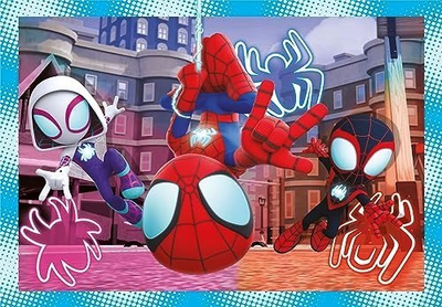 Puzzle Clementoni Marvel Spidey and His Amazing Friends 21528, 4 në 1, 12 16 20 24 pjesë, për fëmijë 3+