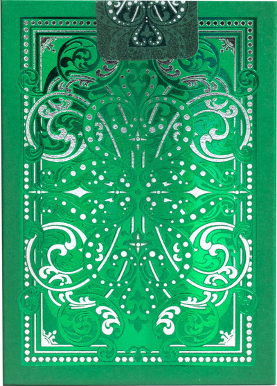 Lojë letra Bicycle Jacquard, 56 letra, dizajn jacquard, jeshile