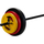 Set shtangë Pure2Improve Fitness Barbell P2I, 20 kg, me disqe çimentoje, shumëngjyrësh