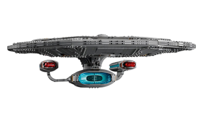 Set LEGO Icons Star Trek U.S.S. Enterprise NCC-1701-D, model ndërtimi, për të rritur, shumëngjyrësh