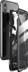 Kllëf magnetik Wozinsky Full Magnetic Case për Samsung Galaxy A72 4G, mbrojtje 360°, xham i fut brenda, zi transparent