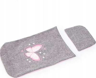 Колица за кукли Bayer 4 во 1 Cosy, за кукли до 46 cm, розово сива