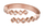 Unazë Troli Design Pink, rozë e artë, 54 mm