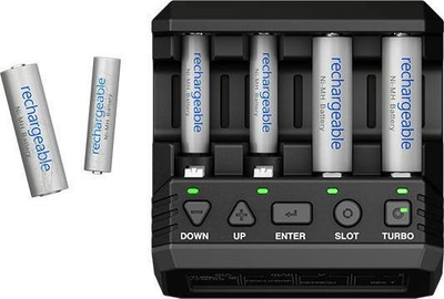 Полнач за батерии SKYRC NC2200, AA AAA NiMH NiCd, DC 12V 2A, црн