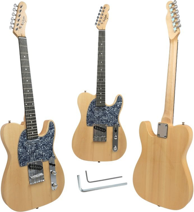 Kitarre elektrike V-Tone GTL39 NT, madhësi 4/4, stil Telecaster, dru natyral