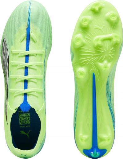 Këpucë futbolli Puma Ultra Match, firm ground, për burra, jeshile