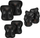 Set mbrojtësesh Nils Extreme H320, 6 copë, madhësia M, i zi