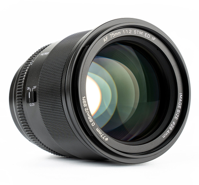 Leќa Viltrox Pro Series AF 75mm F1.2 E за Sony E, APS C, црна
