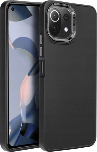 Këllëf telefoni FRAME për iPhone 14, TPU, mbrojtës kamere, i zi