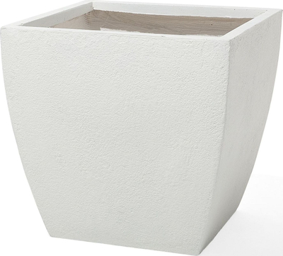 Vazo katrore ORICOS Fibre Clay, 53 x 53 x 51 cm, e bardhë
