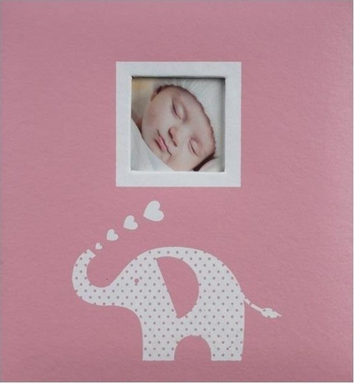 Album foto Fandy Pocket Sewn Fibi 2, 200 foto 10x15 cm, 22x22 cm, rozë