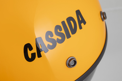 Helmetë moto CASSIDA Oxygen 2.0 Gear, diellore, ECE 22.06, S, verdhë e zezë