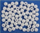 Rruaza FANDY Beads, 8mm, paketim 40g, të bardha