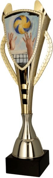 Kupë Tryumf Trophy 7243C, volejboll, 40.5cm, ngjyrë ari