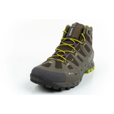 Këpucë trekingu Aku Selvatica Mid Gore Tex M 672 653, membranë Gore Tex, shollë Vibram, gri