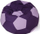 Pouf sako Go Gift, sferik 80 cm, material Oxford, vjollcë e çelët