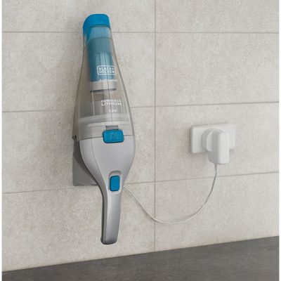 Fshesë dore me bateri Black+Decker NVC215WA-QW, 10.8V, pa kabllo, gri