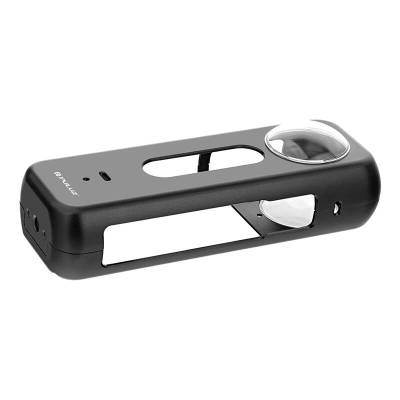 Kuti mbrojtëse metalike Puluz Durable, për Insta360 X4, me mbulim lenteje, e zezë