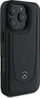 Kuti telefoni Mercedes Urban për iPhone 16 Pro, lëkurë, 6.3", e zezë
