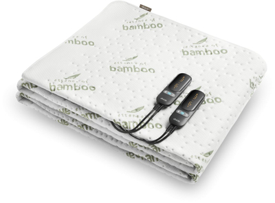 Batanije elektrike Duux Snooze, bambu, 200 x 140 cm, e bardhë