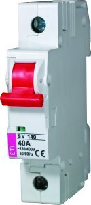 Ndërprerës modular Eti-Polam, 1 pol, 40 A