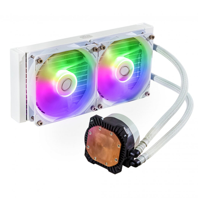 Ftohës Cooler Master MasterLiquid ML240L Core ARGB, i bardhë