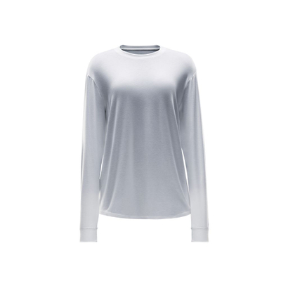 Блуза за тренинг Nike One Relaxed, долги ракави, бела