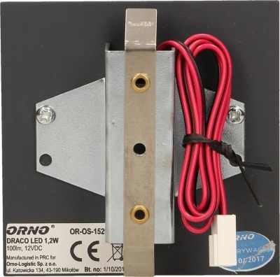Ndriçues shkalle LED Orno Draco, 1.2 W, i hirtë