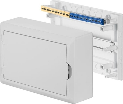 Kuti shpërndarje modulare Elektro-Plast ECONOMIC BOX RN 1/12, 1x12 module, IP40, e bardhë