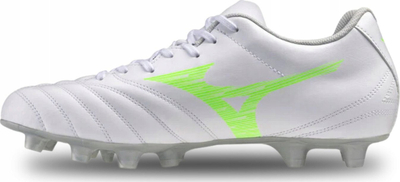 Këpucë futbolli Mizuno Monarcida Neo III Select M P1GA252537, për bar natyral, për burra, të bardha