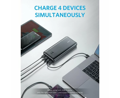 Powerbank Anker PowerCore III Elite, 25600mAh, 60W USB C, i zi