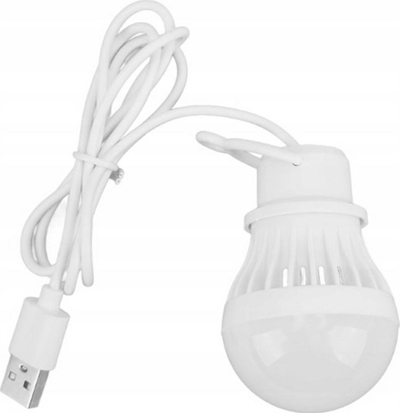 Llambë kampingu LED USB 5V, portative, e bardhë