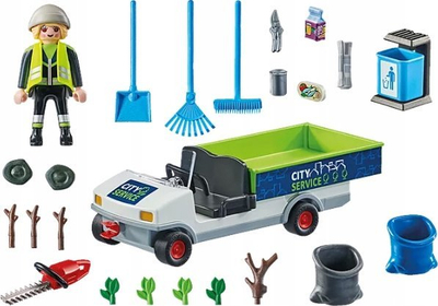 Set lodrash Playmobil City Action 71433, makinë elektrike pastrimi, 42 pjesë, shumëngjyrësh