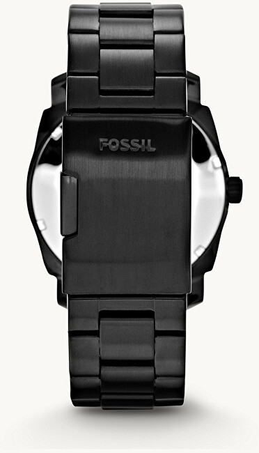 Orë për meshkuj Fossil Machine FS4775, e zezë