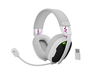 Kufje gaming Genesis Fury Fukya F6, Bluetooth, pa kabllo, të bardha