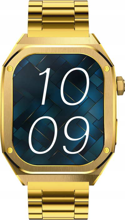 Smartwatch Maxcom FW65 Iron S Gold, 1.95", rezistent ndaj ujit, ngjyrë ari