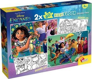 Puzzle për dysheme Lisciani Disney Encanto, 2 x 60 copa, për kalamaj 4+