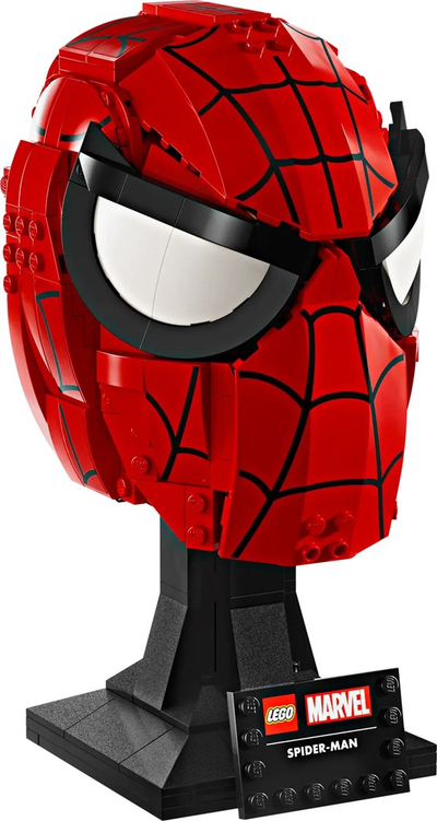 Set LEGO Super Heroes 76285 Spider-Man Mask, 487 pjesë, për të rritur, shumëngjyrësh