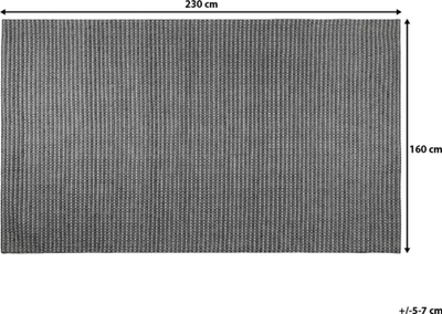 Tapet Beliani KILIS, 160x230 cm, lesh, gri