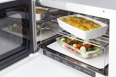 Микробранова печка Касо МЦГ 30, 30 l, 900 W, со скара, црно-сребрена