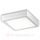Plafonierë LED Wolof, 28 x 28 cm, 850 lm, ngjyrë argjendi