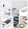 Adapter USB Wozinsky WAAC-01, USB-A në USB-C, 10 Gbps, i zi