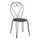 Karrige Amore alumini 42×48×90 cm (HM5007.11), zezë