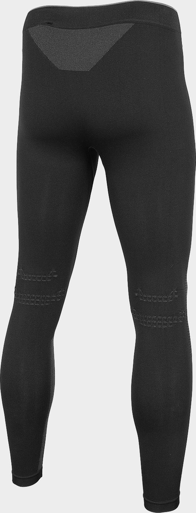 Leggins termo 4F H4Z22 BIMB030D, Slim Fit, për burra, të zinj