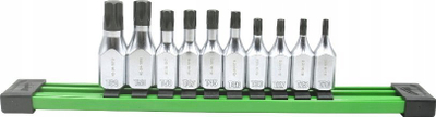 Set çelsash TORX Hikoki SCHAFT 3/8", 10 copë, metalik