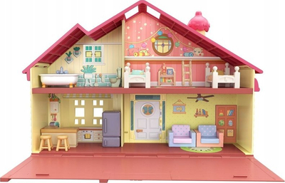 Set loje Bluey Family Home S3, shtëpi lodër me figura, shumëngjyrëshe