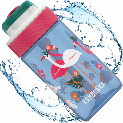 Shishe uji Kambukka Lagoon Blue Flamingo, 400 ml, blu