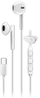 Слушалки Genius HS-M366, USB C, со микрофон, бели