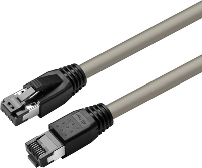 Kabllo rrjeti MicroConnect CAT8.1 S/FTP, 5m, LSZH, gri
