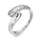 Unazë për femra Hot Diamonds Aster DR307, e argjendtë